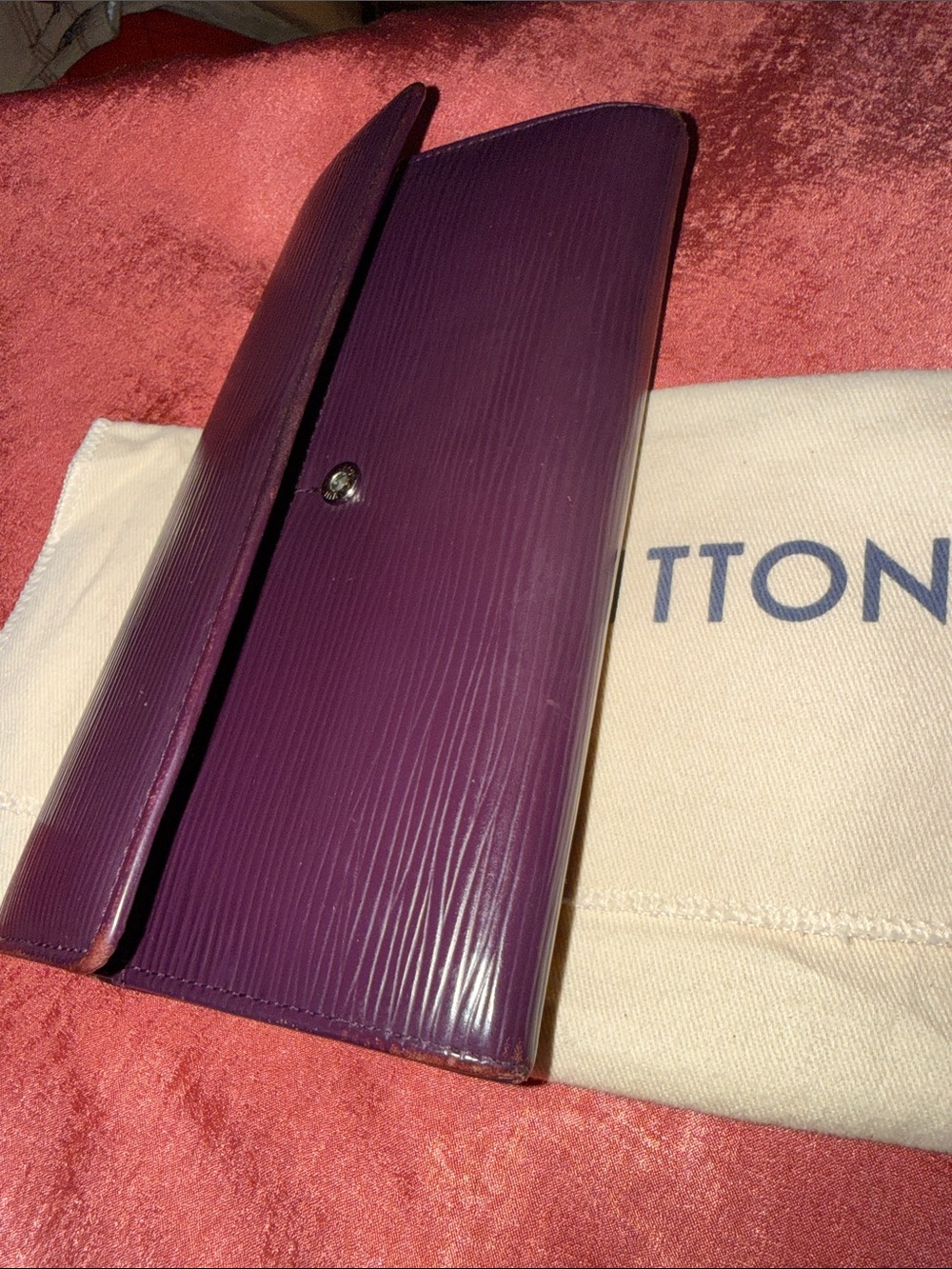 Louis Vuitton Magenta Epi Leather Continental Wallet - Picture 5 of 16